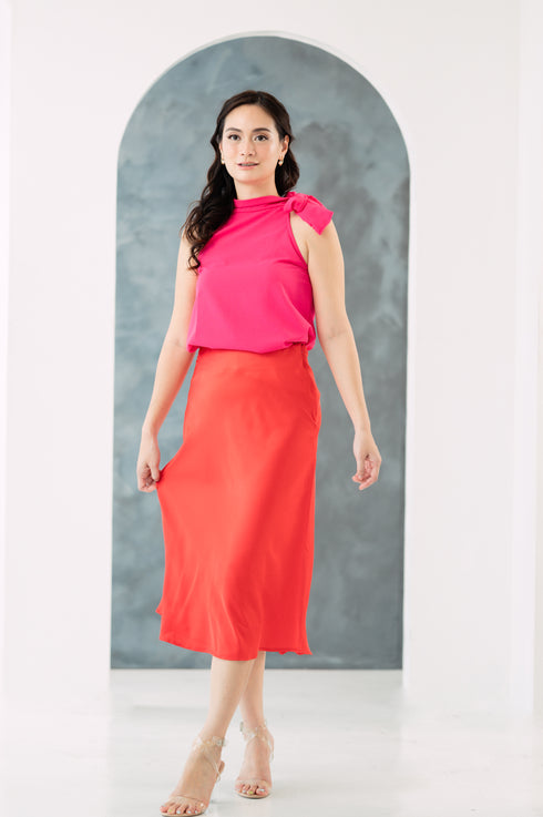 GS Party: Martina Silk Slip Skirt NEW